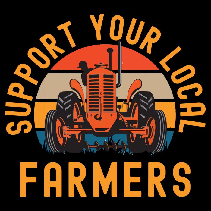 Support Your Local Farmers Farm And Ranch Life Tractor Mug