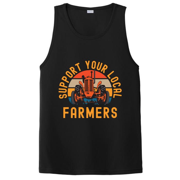 Support Your Local Farmers Farm And Ranch Life Tractor PosiCharge Competitor Tank