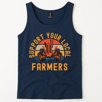 Support Your Local Farmers Farm And Ranch Life Tractor Tank Top