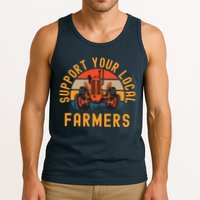 Support Your Local Farmers Farm And Ranch Life Tractor Tank Top