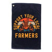 Support Your Local Farmers Farm And Ranch Life Tractor Golf Towel