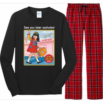 See You Later Assholes Long Sleeve Pajama Set