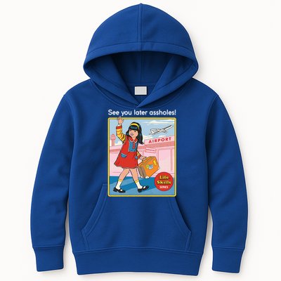 See You Later Assholes Kids Hoodie