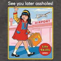 See You Later Assholes Vector Backpack