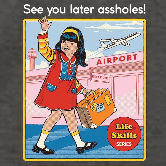 See You Later Assholes Vector Backpack