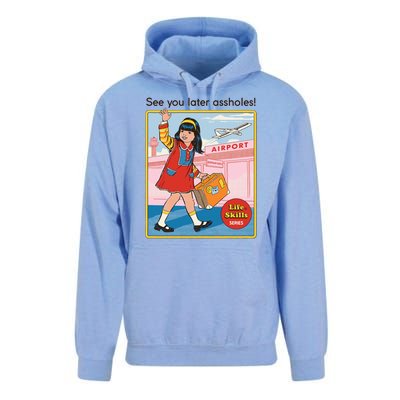 See You Later Assholes Unisex Surf Hoodie