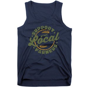 Support Your Local Farmers Farming Rancher Farmer Tank Top