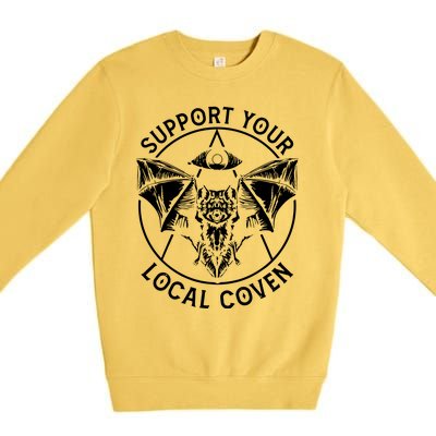 Support Your Local Coven Premium Crewneck Sweatshirt