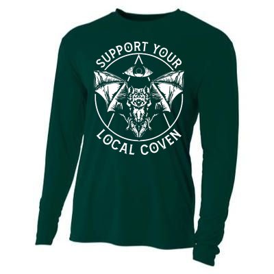 Support Your Local Coven Cooling Performance Long Sleeve Crew