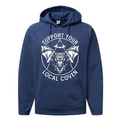 Support Your Local Coven Performance Fleece Hoodie