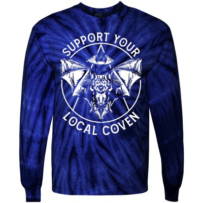 Support Your Local Coven Tie-Dye Long Sleeve Shirt