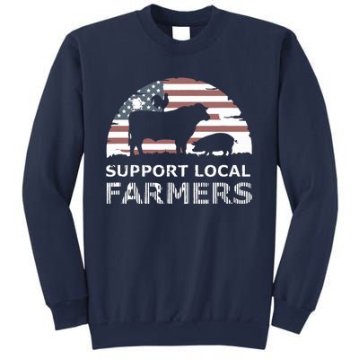 Support Your Local Farmers Pride Farm Country Sweatshirt