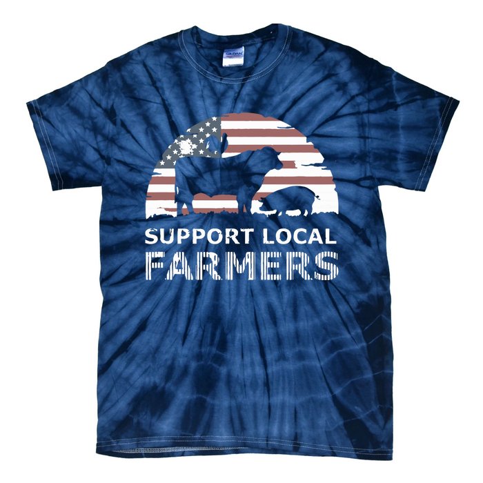 Support Your Local Farmers Pride Farm Country Tie-Dye T-Shirt