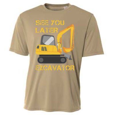 See You Later Excavator Cooling Performance Crew T-Shirt