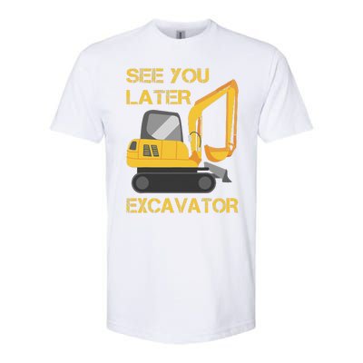 See You Later Excavator Softstyle® CVC T-Shirt