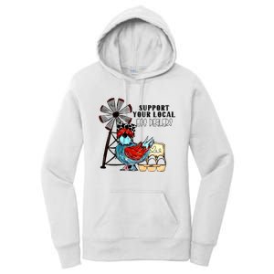 Support Your Local Egg Dealers Women's Pullover Hoodie