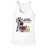 Support Your Local Egg Dealers Ladies PosiCharge Competitor Racerback Tank