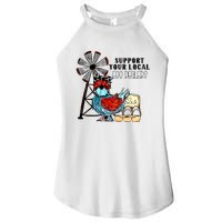 Support Your Local Egg Dealers Women's Perfect Tri Rocker Tank