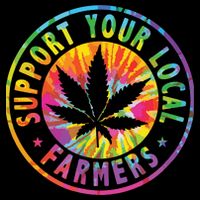 Support Your Local Weed Farmers Cannabis Marijuana Grower Impact Tech Backpack