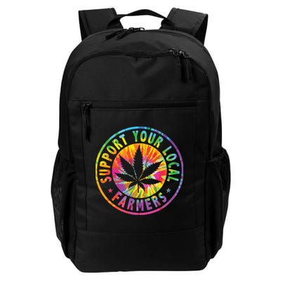 Support Your Local Weed Farmers Cannabis Marijuana Grower Backpack