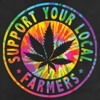 Support Your Local Weed Farmers Cannabis Marijuana Grower Adult Drive Performance Visor
