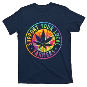 Support Your Local Weed Farmers Cannabis Marijuana Grower T-Shirt