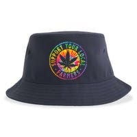 Support Your Local Weed Farmers Cannabis Marijuana Grower Sustainable Bucket Hat