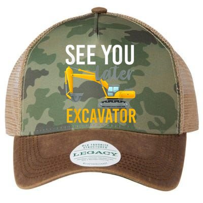 See You Later Excavator Legacy Tie Dye Trucker Hat