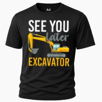 See You Later Excavator Cooling Performance Crew T-Shirt
