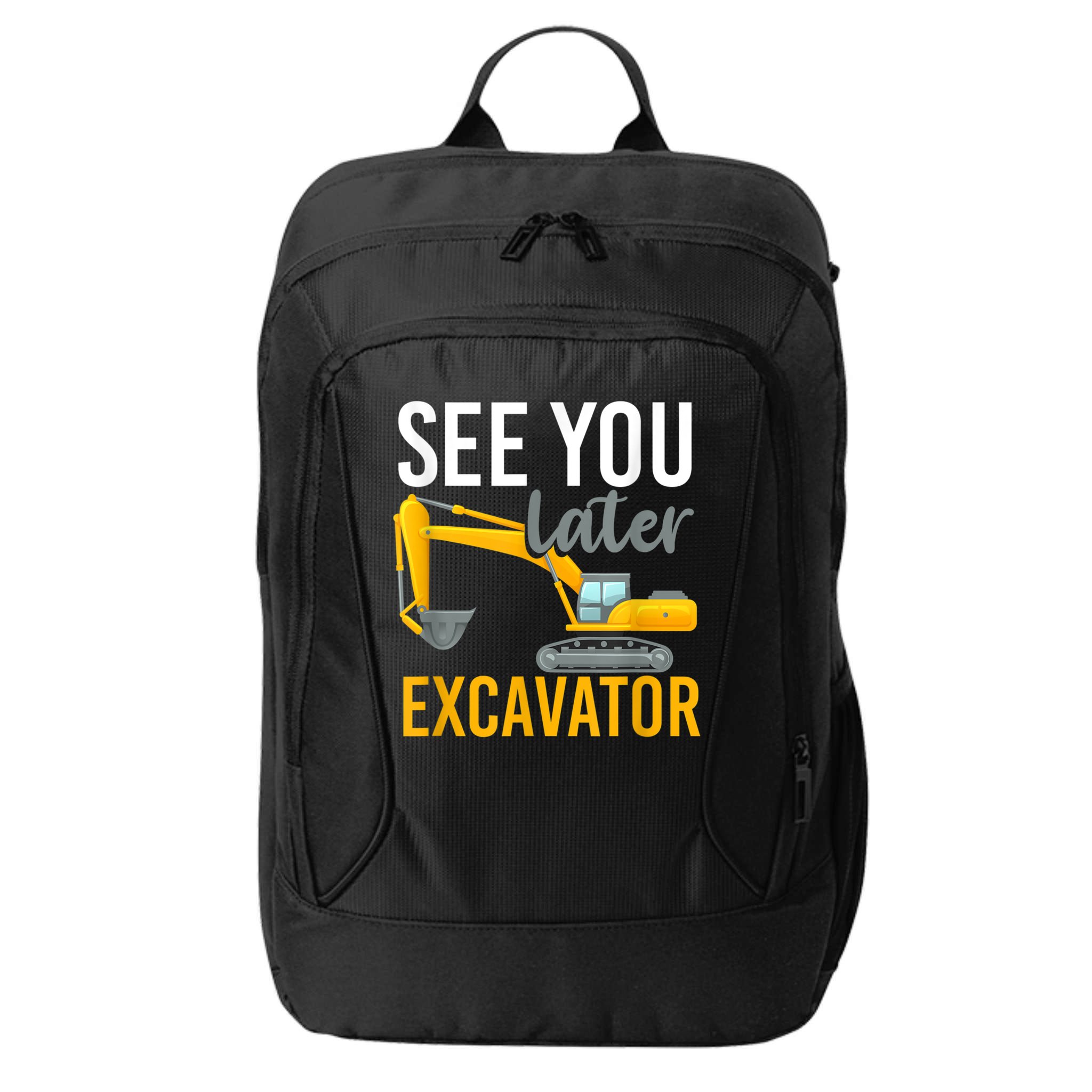 See You Later Excavator City Backpack