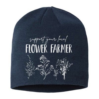 Support Your Local Flower Farmer Homegrown Farmers Market Sustainable Beanie