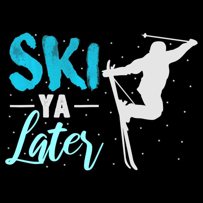 Ski Ya Later Winter Sports Snow Lover Skiing Baby Bodysuit