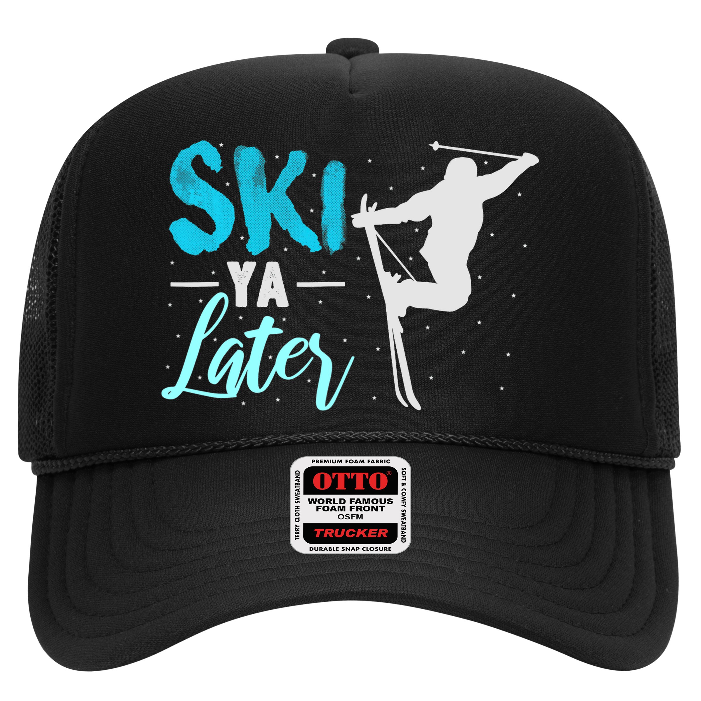 Ski Ya Later Winter Sports Snow Lover Skiing Hat