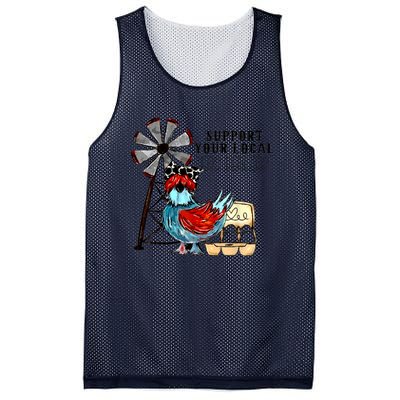 Support Your Local Egg Dealers Mesh Reversible Basketball Jersey Tank