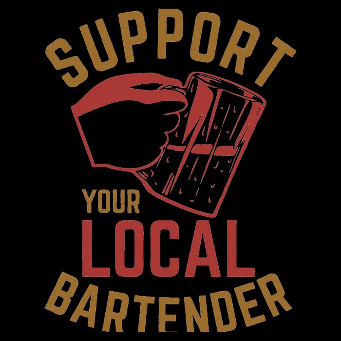 Support Your Local Bartender 16 in Basic Backpack