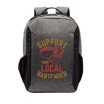 Support Your Local Bartender Vector Backpack
