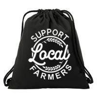 Support Your Local Farmer Grain Gift Drawstring Bag