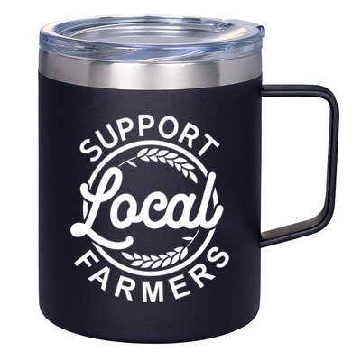 Support Your Local Farmer Grain Gift 12oz Stainless Steel Coffee Mug