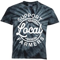 Support Your Local Farmer Grain Gift Kids Tie-Dye T-Shirt