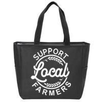 Support Your Local Farmer Grain Gift Zip Tote Bag