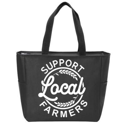 Support Your Local Farmer Grain Gift Zip Tote Bag