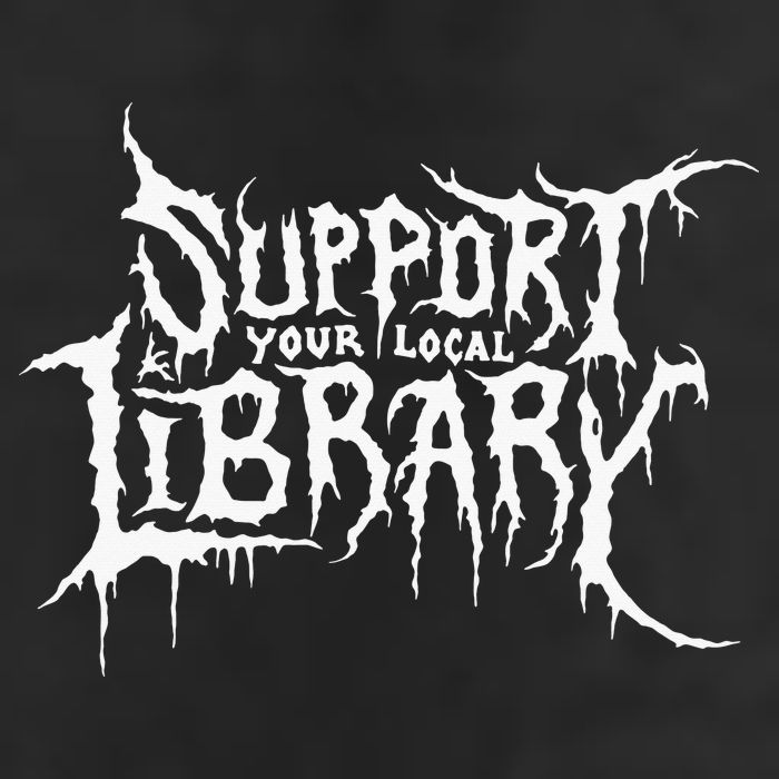 Support Your Local Library Metal Theme Cool Comfort Performance Bucket Hat