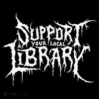 Support Your Local Library Metal Theme Tie Dye Hoodie