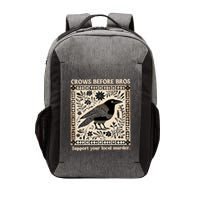 Support Your Local Murder Crows Before Bros Funny Vector Backpack