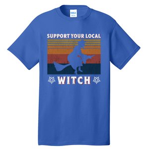 Support Your Local Witch Coven Gift Tall T-Shirt