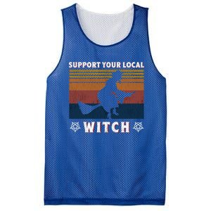 Support Your Local Witch Coven Gift Mesh Reversible Basketball Jersey Tank