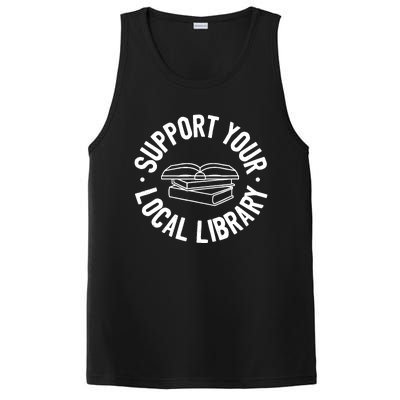 Support Your Local Library PosiCharge Competitor Tank