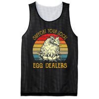 Support Your Local Egg Dealers Farmers Funny Chicken Lover Mesh Reversible Basketball Jersey Tank