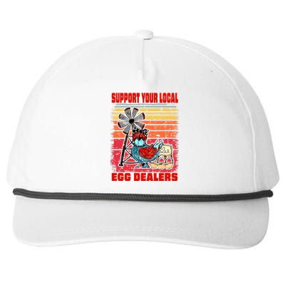 Support Your Local Egg Dealers Snapback Five-Panel Rope Hat