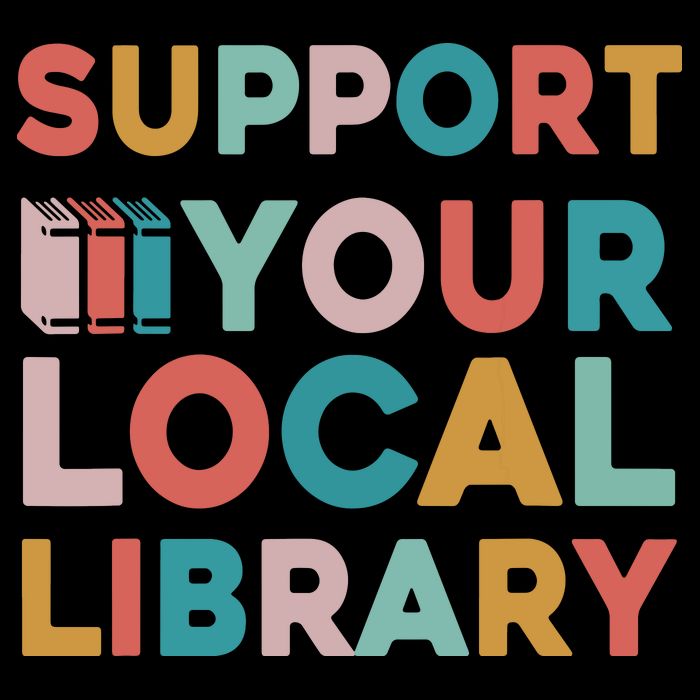 Support Your Local Library Book Lovers Librarian Retro Baby Bodysuit
